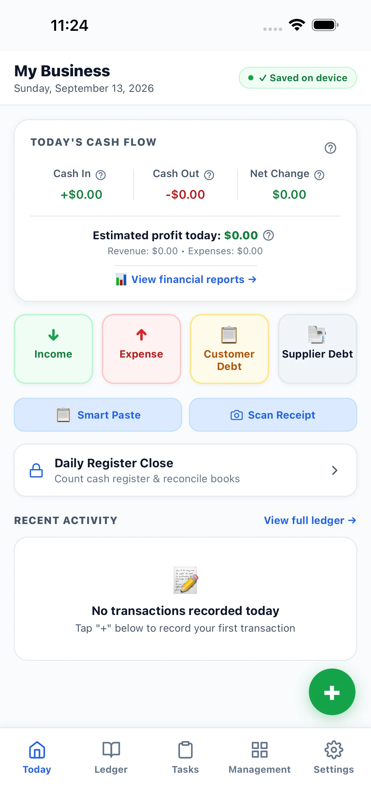 Bookkeeping & Cashbook